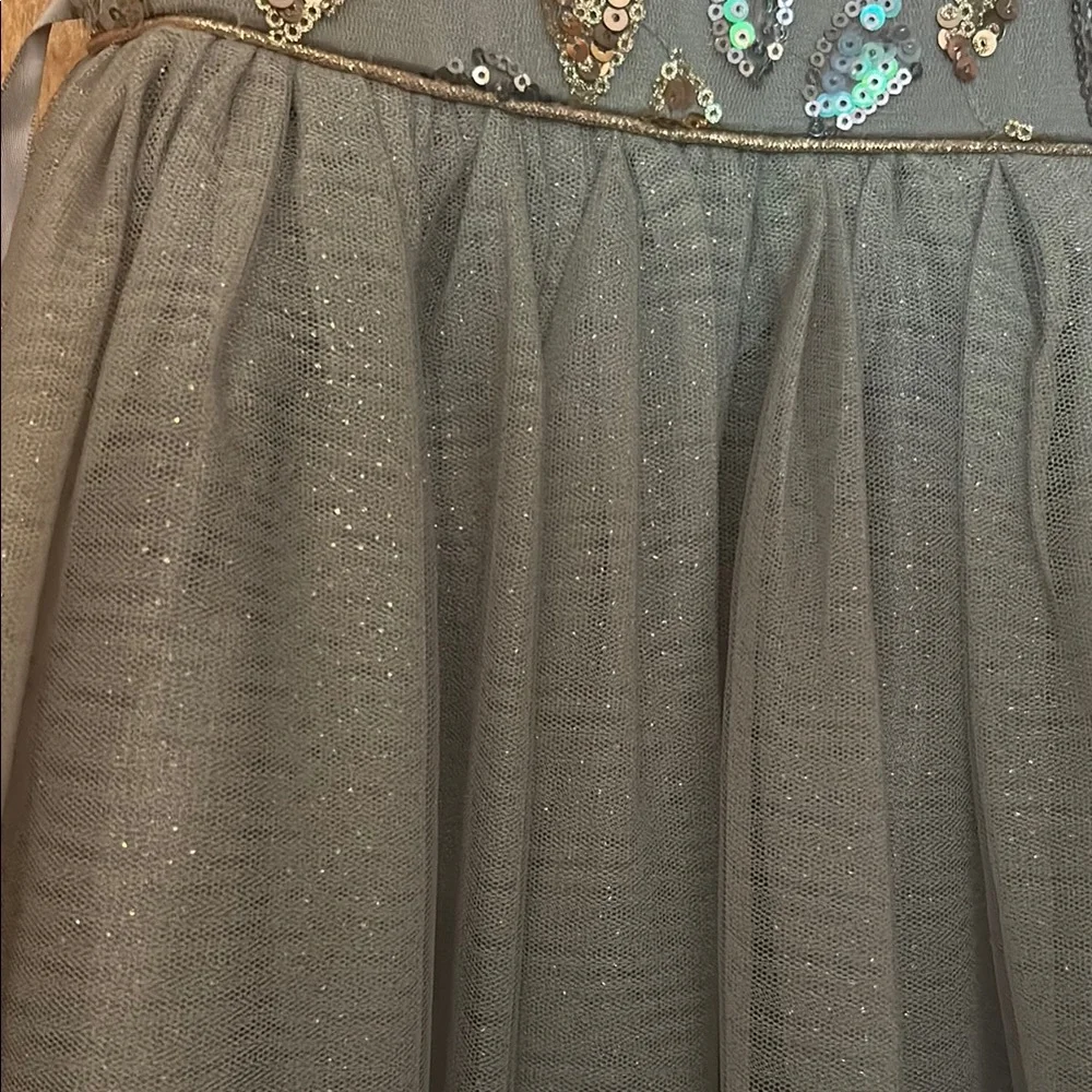 Sparkling Sequin Tulle Dress Gown Party Dress Girls Kids 10 - Picture 3 of 9